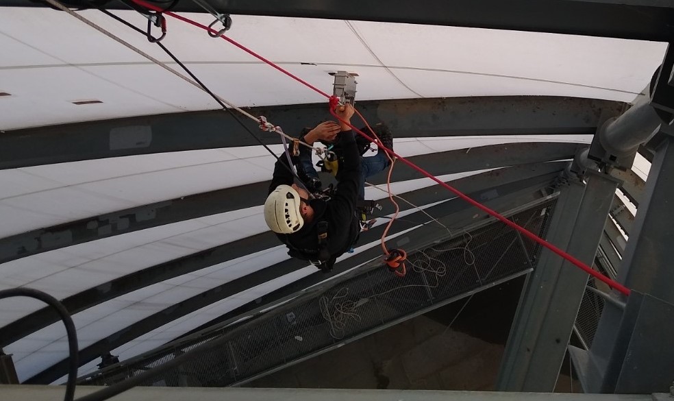 Reparatie Membraam Rope Access
